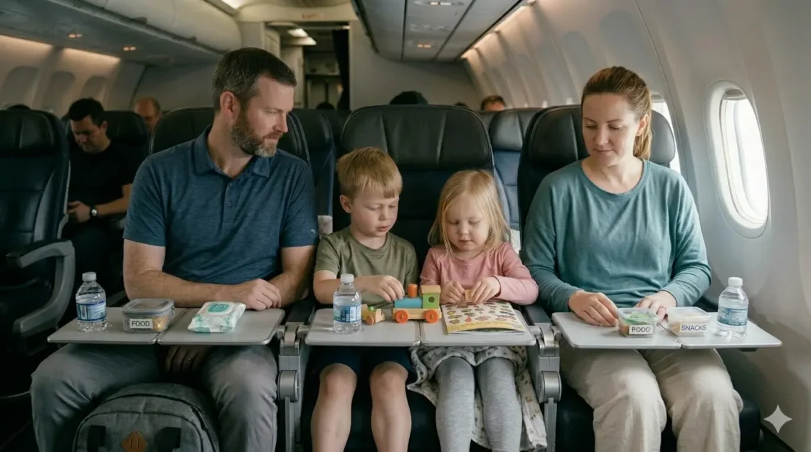 Packing for Long Flights with Kids (What Actually Makes It Easier)