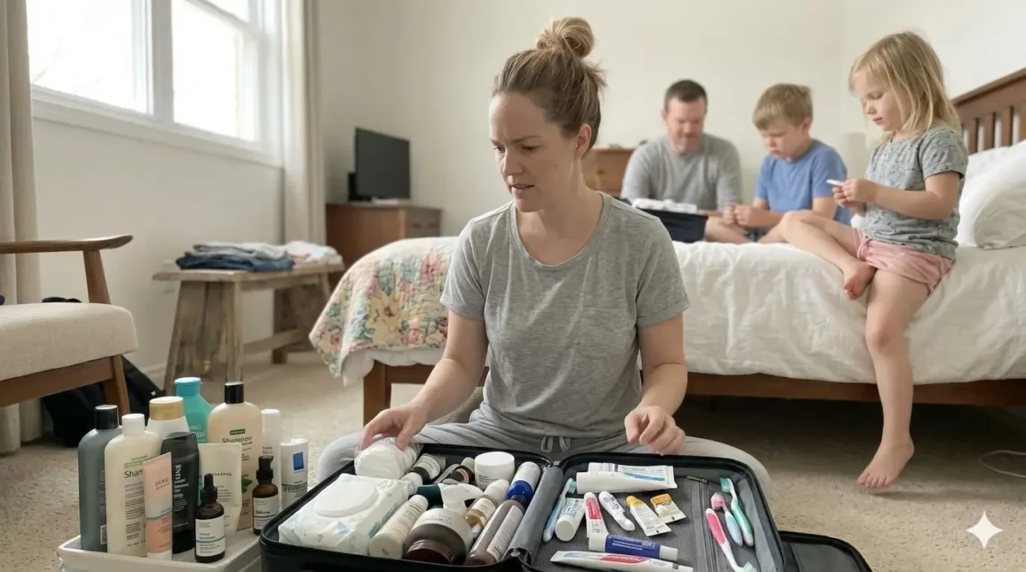 Packing Toiletries for Kids Travel (Simple & Leak-Free System)